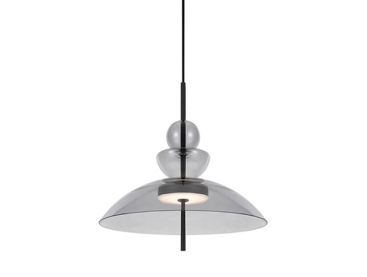 Geometrische LED Design Pendellampe „Bangkok“ Grau Maytoni