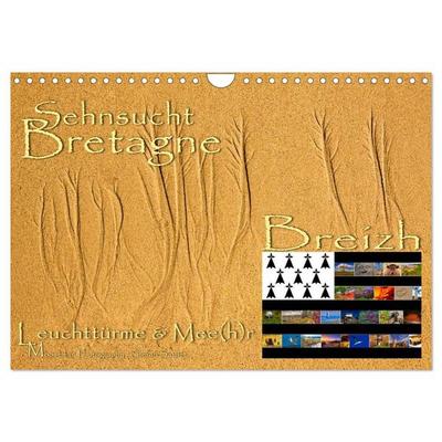 Sehnsucht Bretagne - Breizh (Wandkalender 2027 DIN A4 quer), CALVENDO Monatskalender