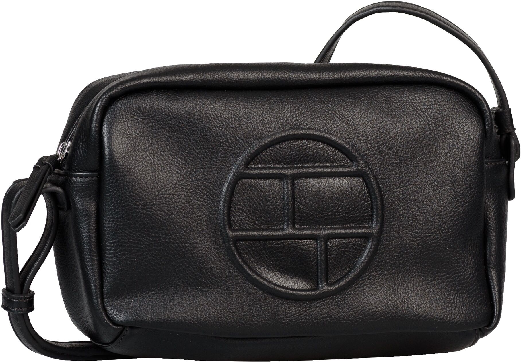 Mini Bag TOM TAILOR "Rosabel Camera bag", Damen, Gr. B/H/T: 20,5cm x 13,5cm x 8cm, schwarz, Polyurethan (PU), bedruckt, clean, gemustert, gepflegt, unifarben, Taschen Mini Bag, mit dezentem TH-Logo vorne schwarz B/H/T: 20,5cm x 13,5cm x 8cm