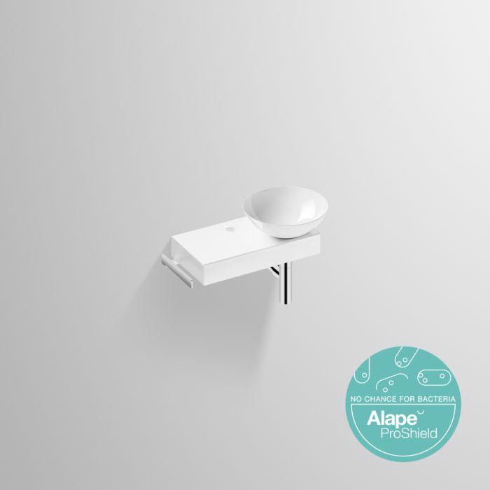 Alape Piccolo Novo 2 Waschplatz WP.PN2 5257000000, Weiß