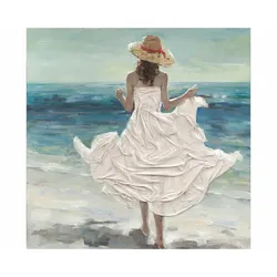 die Faktorei »Frau am Meer« Wandbild