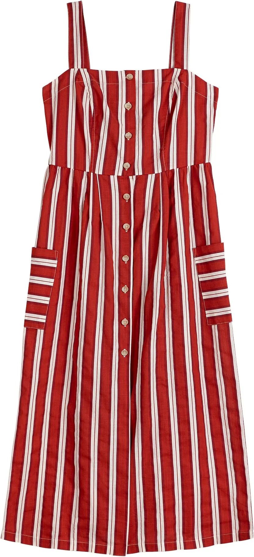 Bobo Choses Robe Rayures Evasée Coton Bio Brique M