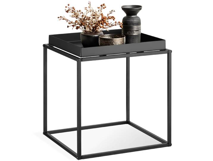 Table d'appoint CAMBRIDGE 40x40x44cm - noir