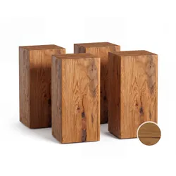 Hasena Oak-Line Wild Füsse Cobo Wildeiche 25 cm / Wildeiche natur, gebürstet, geölt