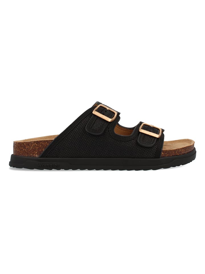 Wrangler Pantoletten in Schwarz - 40