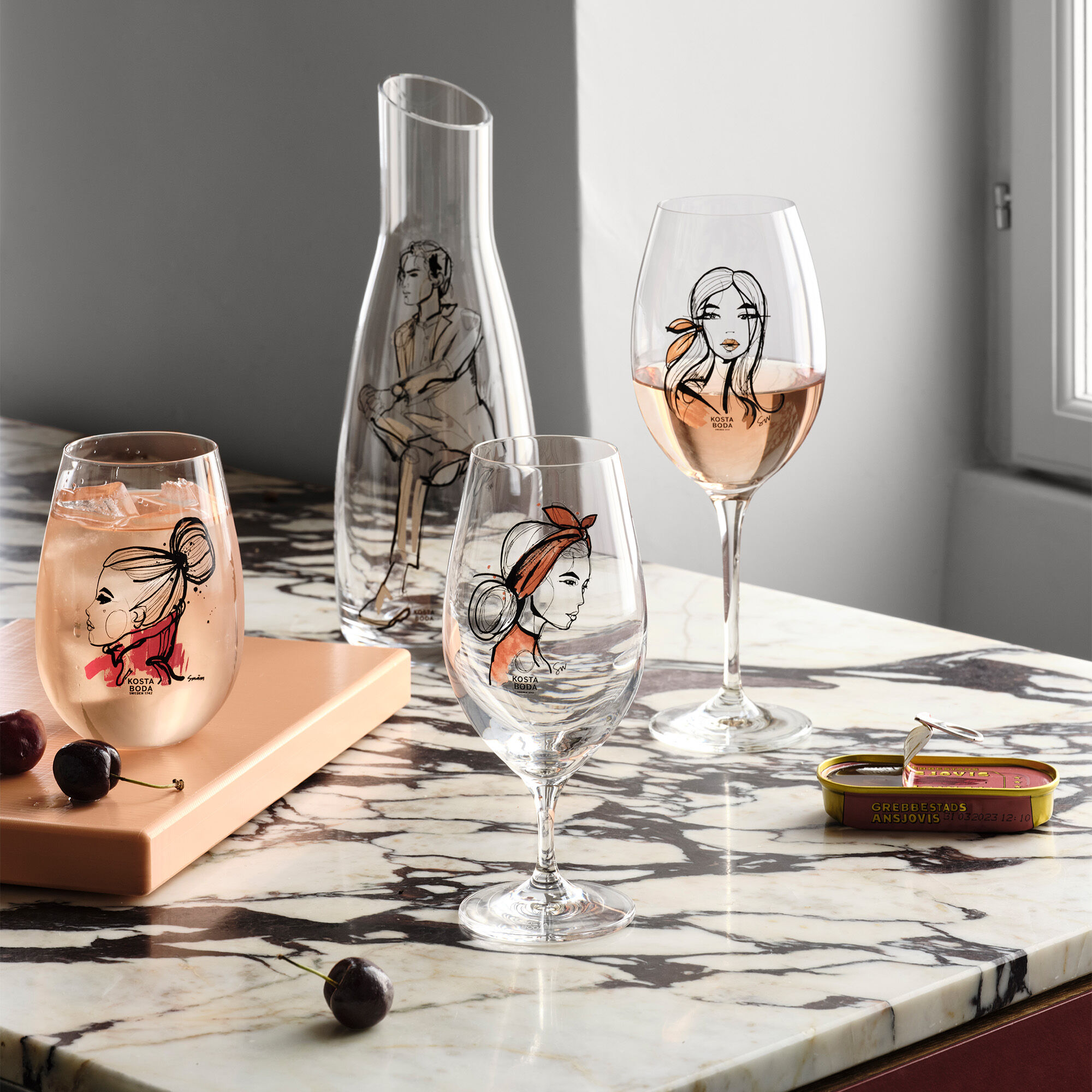 All About You Ølglas, Near You 40cl, 2-Pak - Kosta Boda