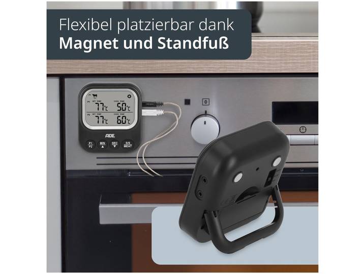 Küchenthermometer ADE Schwarz
