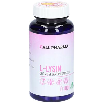 L-Lysin 500 mg vegan GPH Kapseln 100 St