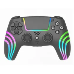 Deep Explorer Wireless Controller Black PS4 / PS3 / PC (PC, PS3, PS4), Gaming Controller, Schwarz