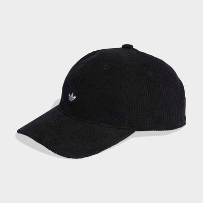 Baseball Cap ADIDAS ORIGINALS "CORDUROY", Herren, schwarz, Obermaterial: 100% Polyester, Caps, Baseballcap aus weichem Cord