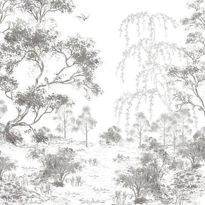 Fototapete LAURA ASHLEY "Talbenny", weiß, B:3m L:2,8m, Vlies, Tapeten, Motiv