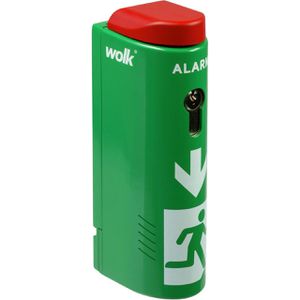 Wolk Türwächter 1001871 für Fluchttür und Notausgang, 98 dB, mit Voralarm und Profilhalbzylinder