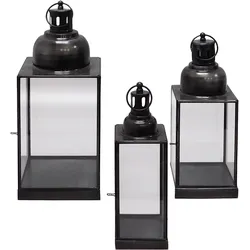 Laterne PEWTER mittel