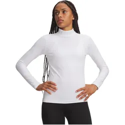 Under Armour, Damen, Funktionsshirt, Coldgear Mock Langarmshirt Weiss (M), Weiss
