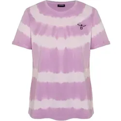 CHIEMSEE T-Shirt mit Batik-Unikat, Größe L in Lila 153214