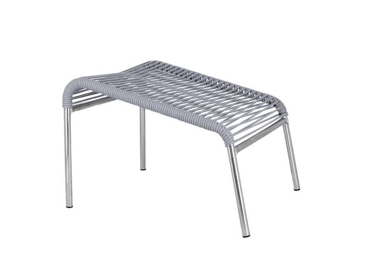 Jan Kurtz Fußhocker MYA SPAGHETTI Gestell Aluminium Bespannung