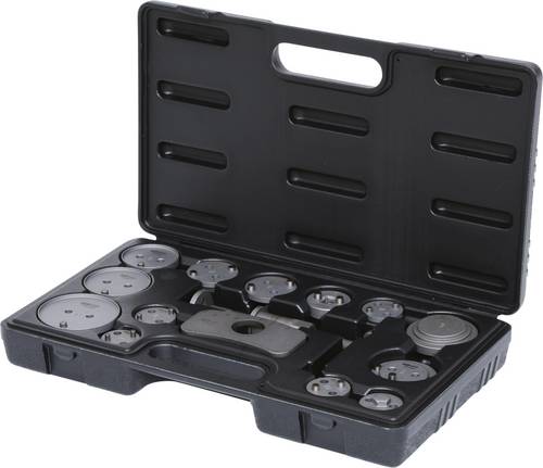KS Tools 150.2015 Bremskolben-Rückstell-Werkzeug-Satz, 15-tlg