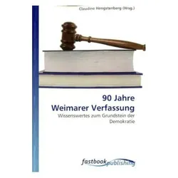90 Jahre Weimarer Verfassung, Fachbücher