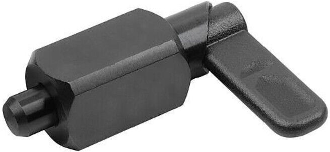 KIPP Verrou carré Taille 3 Ø 10 mm Acier bruni (K2222.101016)