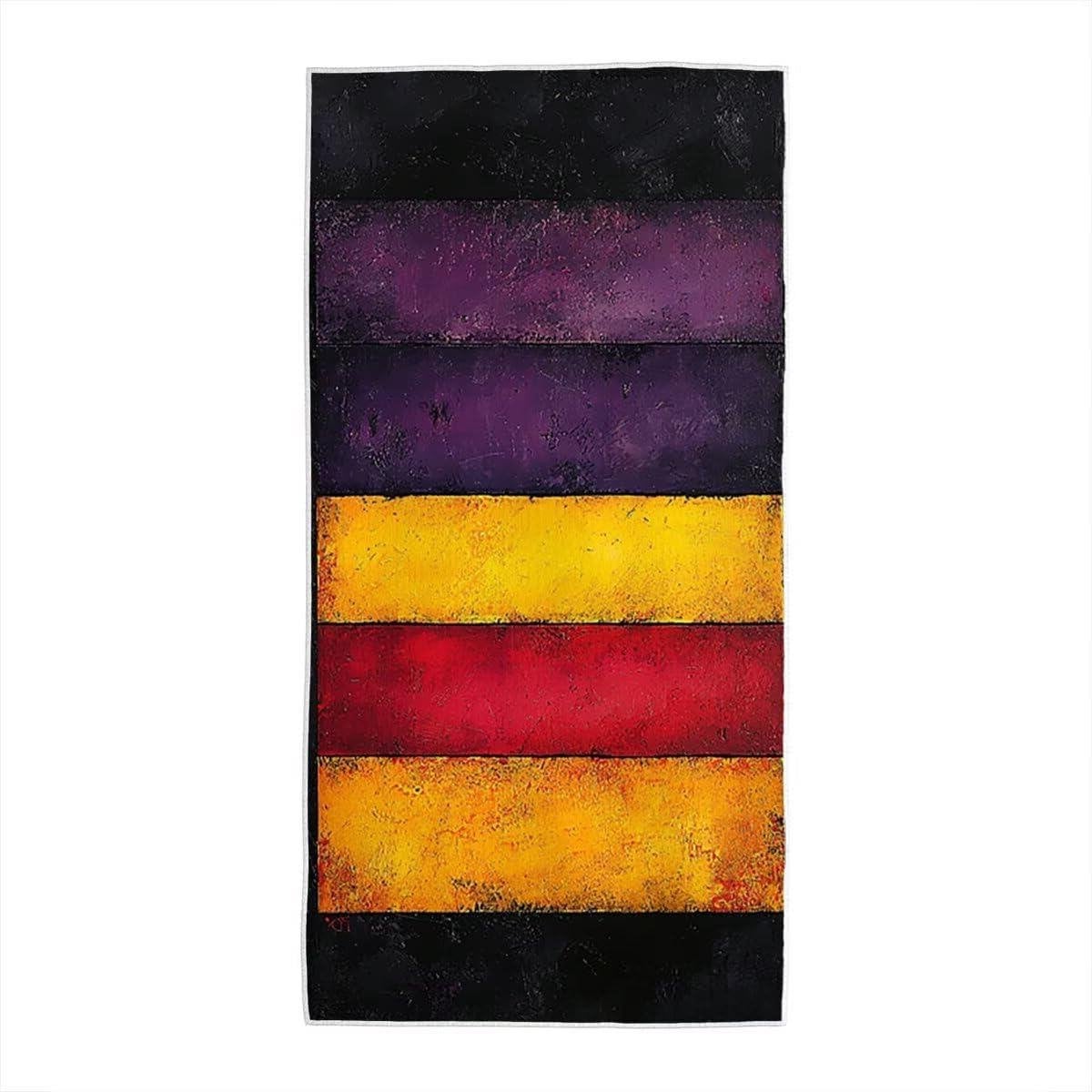 Gestreept Strandlaken XXL - Microvezel Strandhanddoek - 90 x 180 cm