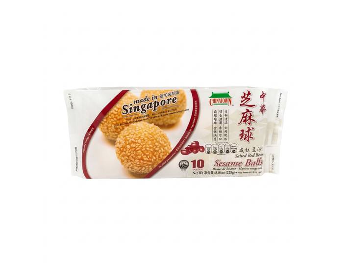 CHINATOWN Boules de sésame aux haricots rouges salés - 228 g