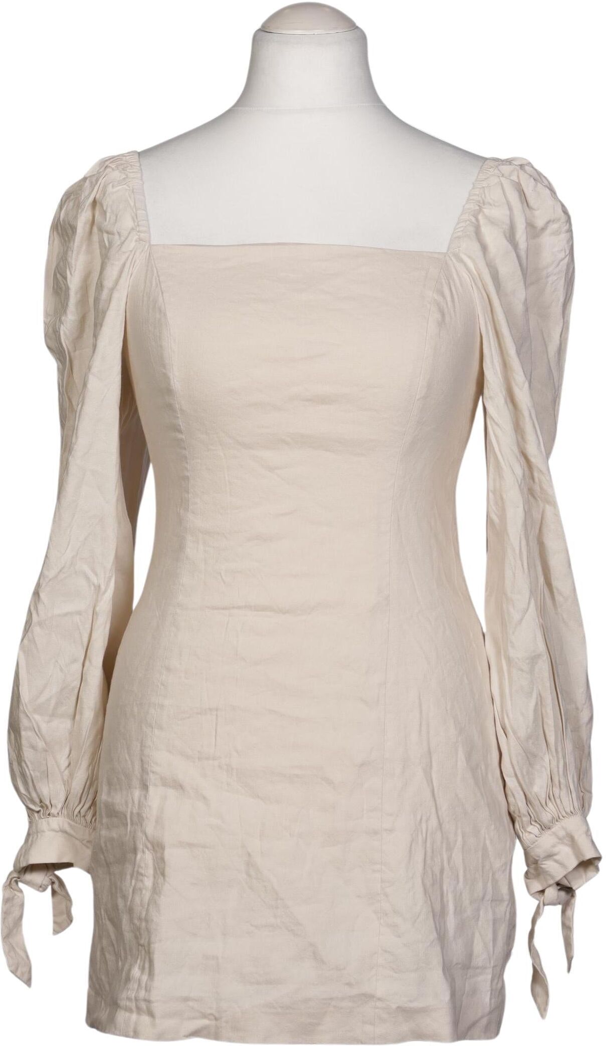 TED Baker Damen Kleid, Beige, Gr. EU 38 (Ted Baker 2), Leinen / Viskose / Elasthan - Second Hand