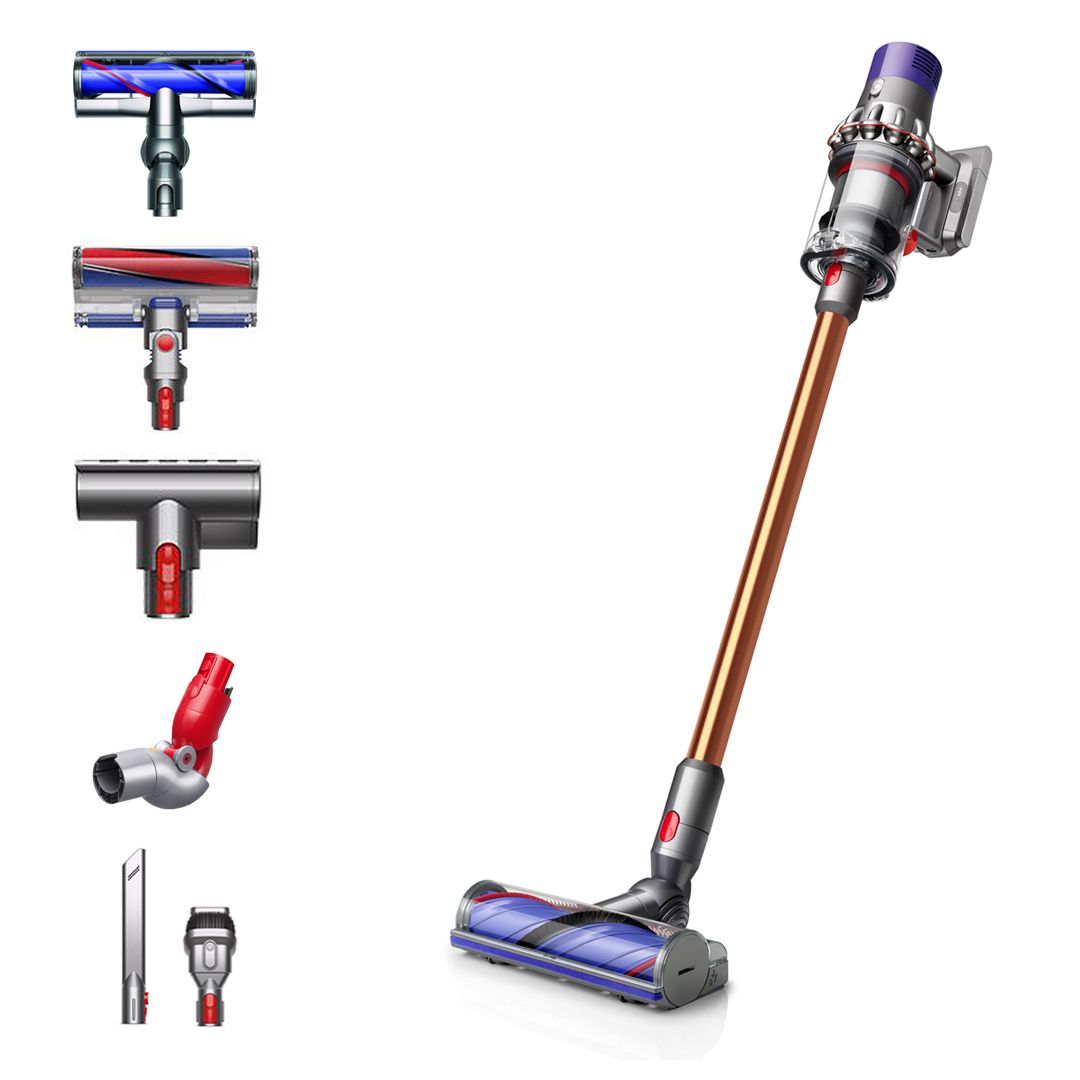 Dyson Cyclone V10 Absolute Handstaubsauger Beutellos bis 60 min Laufzeit (Kupfer, Nickel) 448883-01