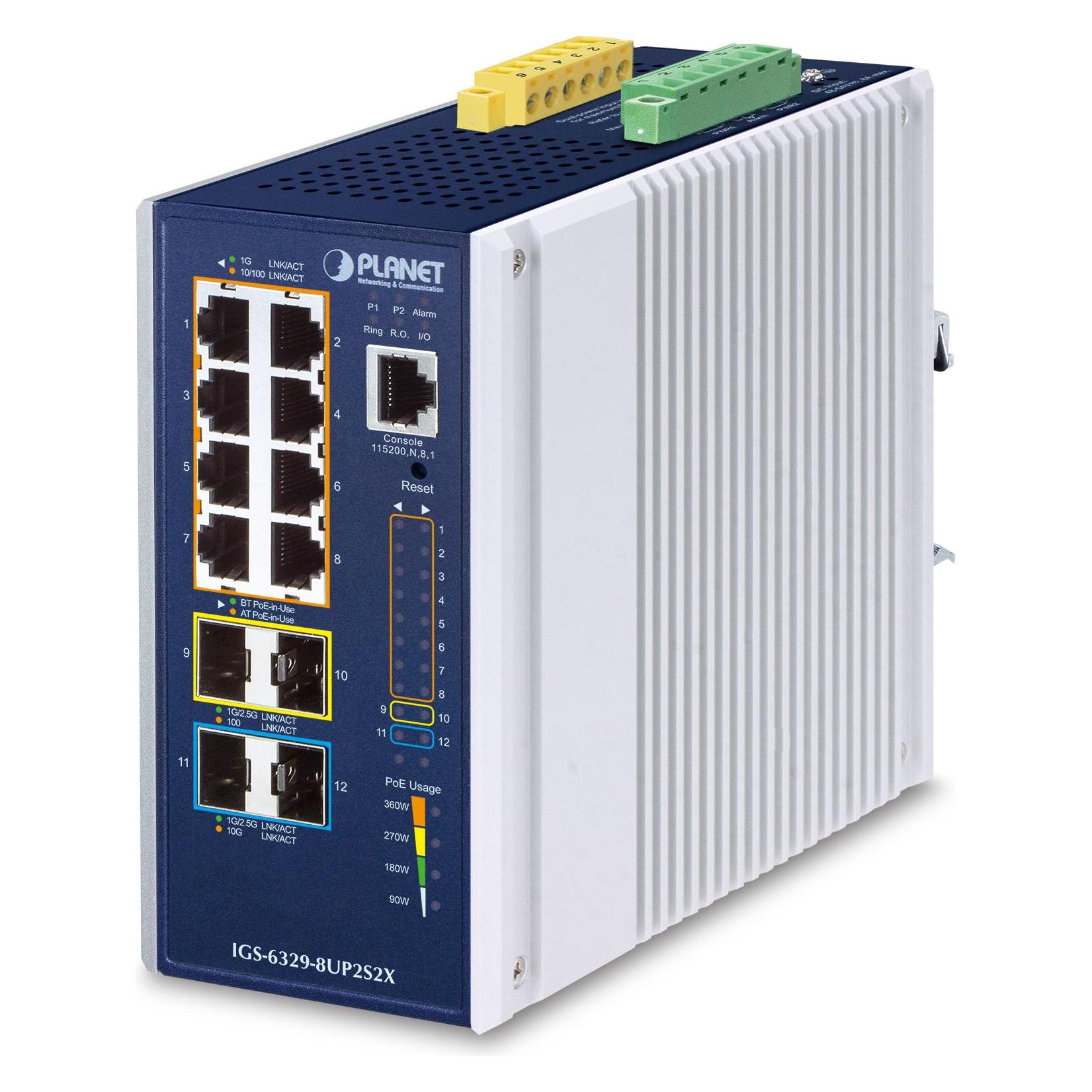 Planet IP30 DIN-rail Industrial L3 (8 Ports) (W126417639)