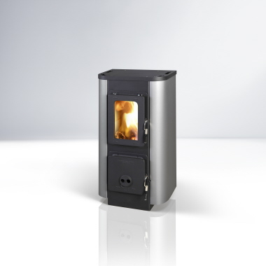 THORMAVYROBA Dauerbrandofen Merano 5kW H/B/T:884/450/343, schw./grau 08091857