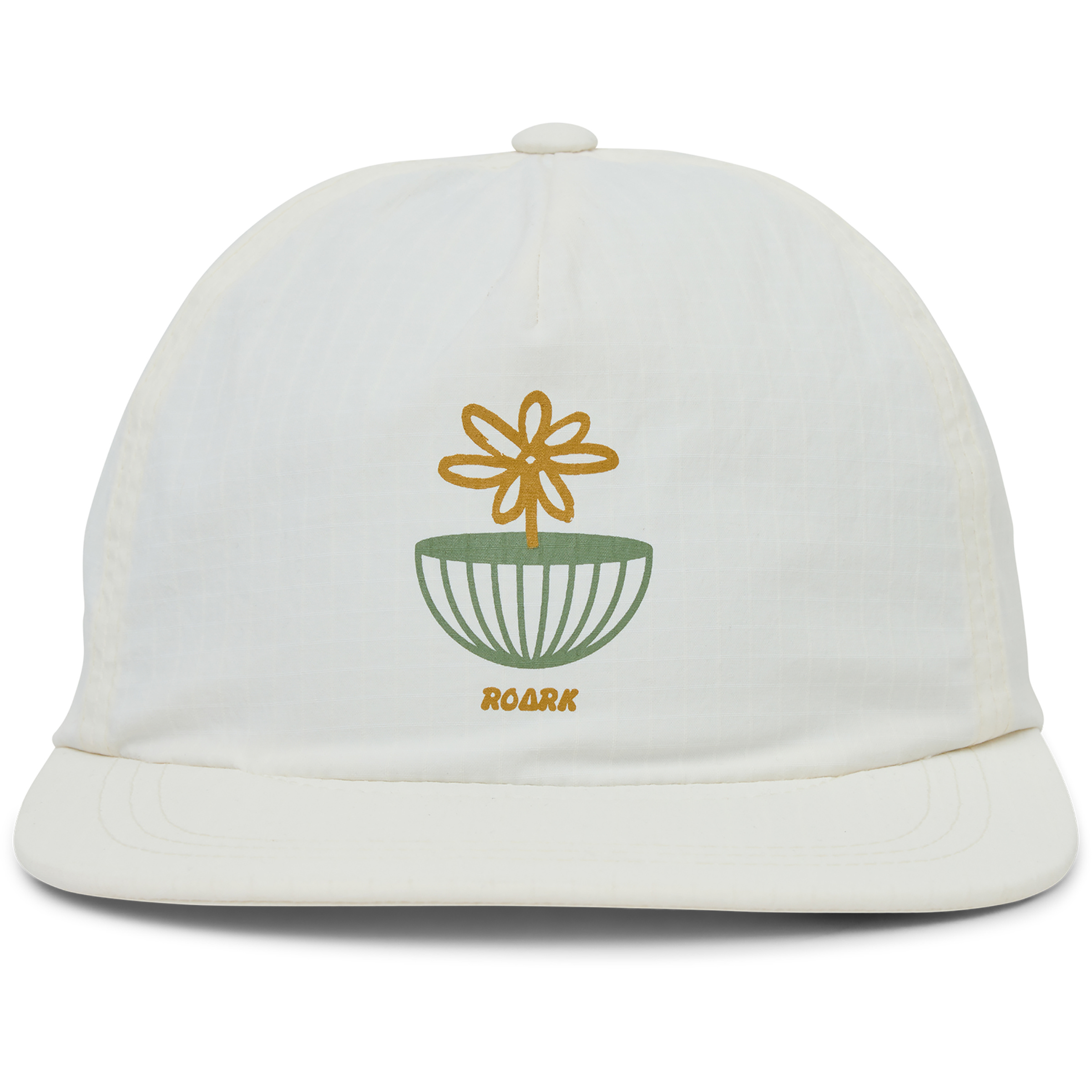 Roark Mathis 5 Panel Cap Herren Basecaps unbleached Lifestyle Hautfreundlich