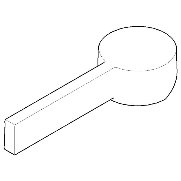 Dornbracht Hebel EHM Kueche - platin 092079040-06 platin matt