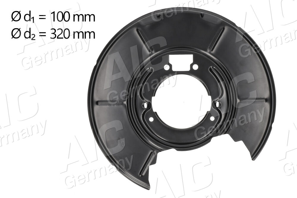 Aic Spritzblech, Bremsscheibe 55498 Hinterachse Links Für Bmw