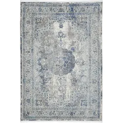 Webteppich Marcus 2 in Hellblau ca. 120x170cm