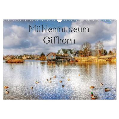 Mühlenmuseum Gifhorn (Wandkalender 2027 DIN A3 quer), CALVENDO Monatskalender