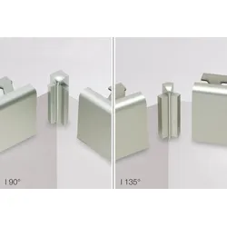 Schlüter Systems RONDEC-STEP Innenecke 135 Grad Aluminium Aluminium natur matt eloxiert Höhe: 8 mm