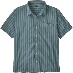 Patagonia Herren A/C Kurzarmhemd - L - Lianas: Still Blue