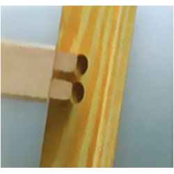 Layher 1053 Holzstehleiter nach Ö-Norm Z1501 2x12 Sprossen