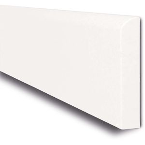 Moravia Wandschutz Morion, weiß, 206 x 20 x 2cm, zuschneidbar, zum Anschrauben