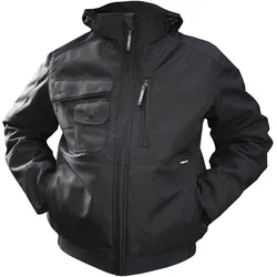 DASSY® Austin Canvas Winterjacke - schwarz - XS