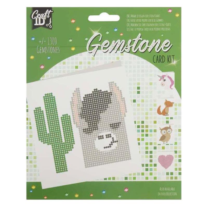 Grafix Edelstein-Karten-Set Tiere (67280453)