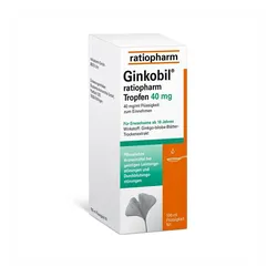Ginkobil ratiopharm 40mg mit Ginkgo biloba 100 ml