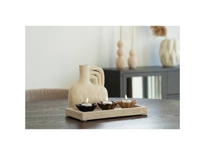 Bol Gizari 15 x 3 x 31cm Blanc
