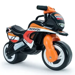 INJUSA Tundra Repsol Moto Laufrad ab 18 Monate – Kindermotorrad im Racing-Design mit breiten Rädern