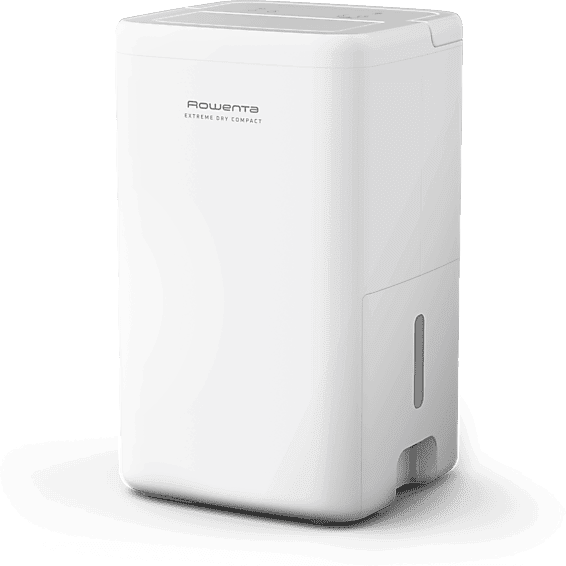 Deshumidificador - Rowenta Extreme Dry Compact DH5250, 14L/día, Depósito 3l, Superficie 40m², Silencioso, Blanco