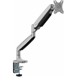 Art Monitorhalterung für 1 LCD 17-45" (Tisch, 45", 27 kg), Monitor Halterung, Schwarz, Silber