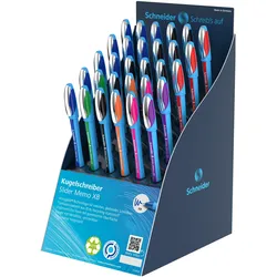Schneider, Schreibstifte, Display Kugelschreiber Slider Memo XB (30x)