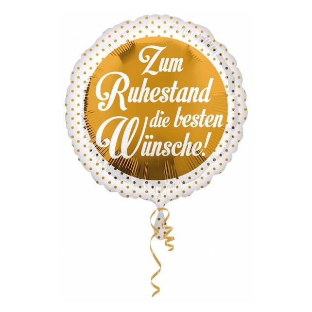 Anagram Silberfolienballon Ruhestand (1x) (39278S)
