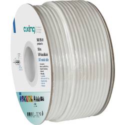Axing SKB39501 Koaxialkabel Außen-Durchmesser: 6.8 mm 75 Ω 100 dB Weiß Meterware