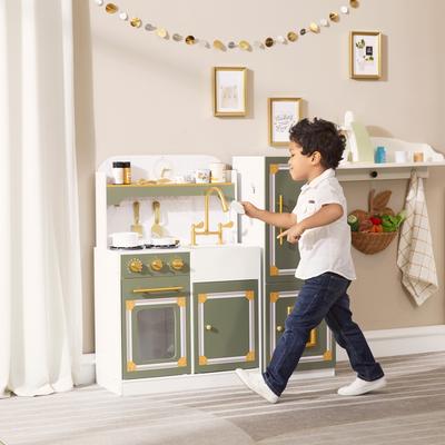 "Teamson Kids Little Chef Versailles Deluxe Play Kitchen - 36.5"" L x 11.5"" W x 35.98"" H"