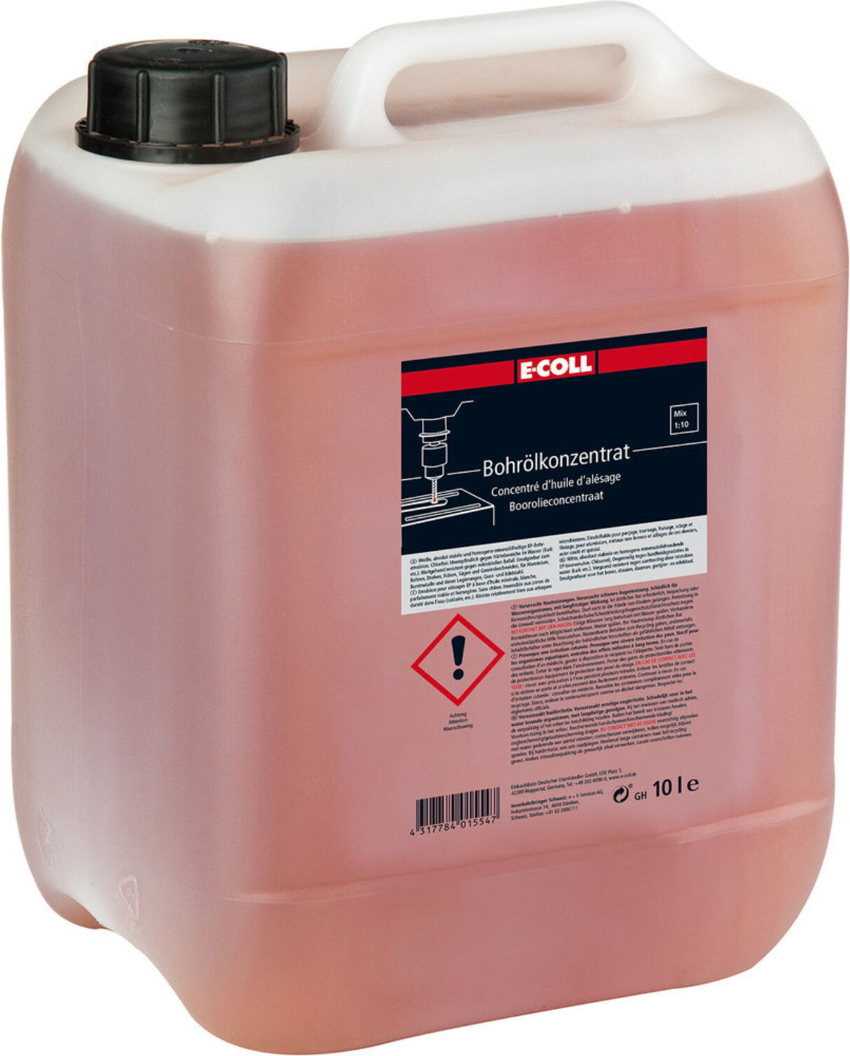 E-COLL Bohrölkonzentrat 10L Kanister chlorfrei(F) (4317784015547)